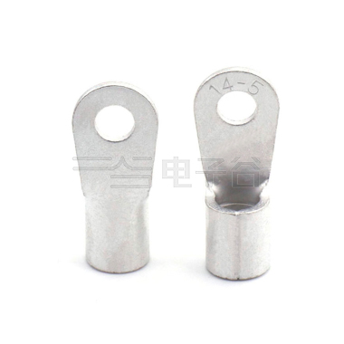 O形无绝缘端子 镀锡 螺栓孔径5.3 接线14mm²(6AWG)